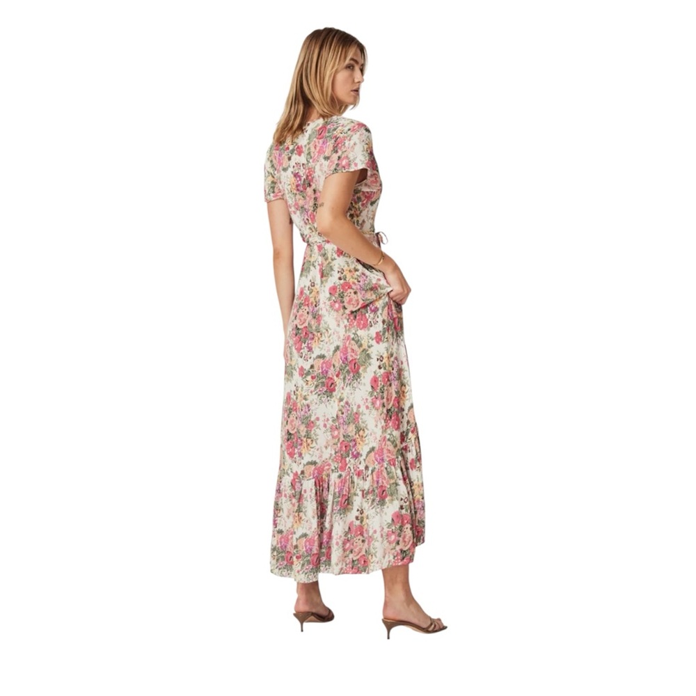 Provence Faux‎ Wrap Maxi Dress - Picture 3 of 8